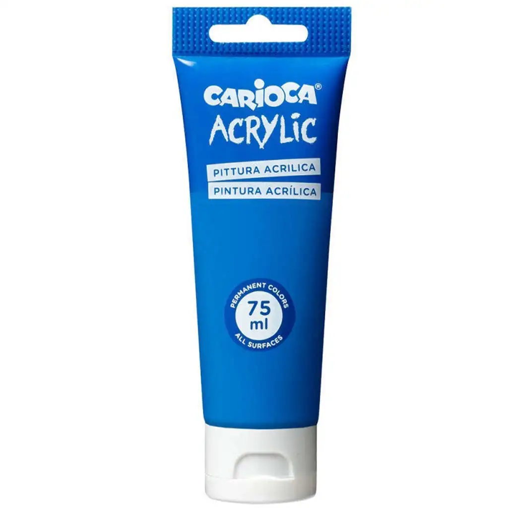 Acrylic 75ml vernice acrilica colore blu - Carioca