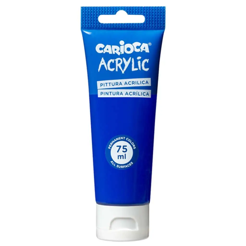 Acrylic 75ml vernice acrilica colore blu scuro - Carioca