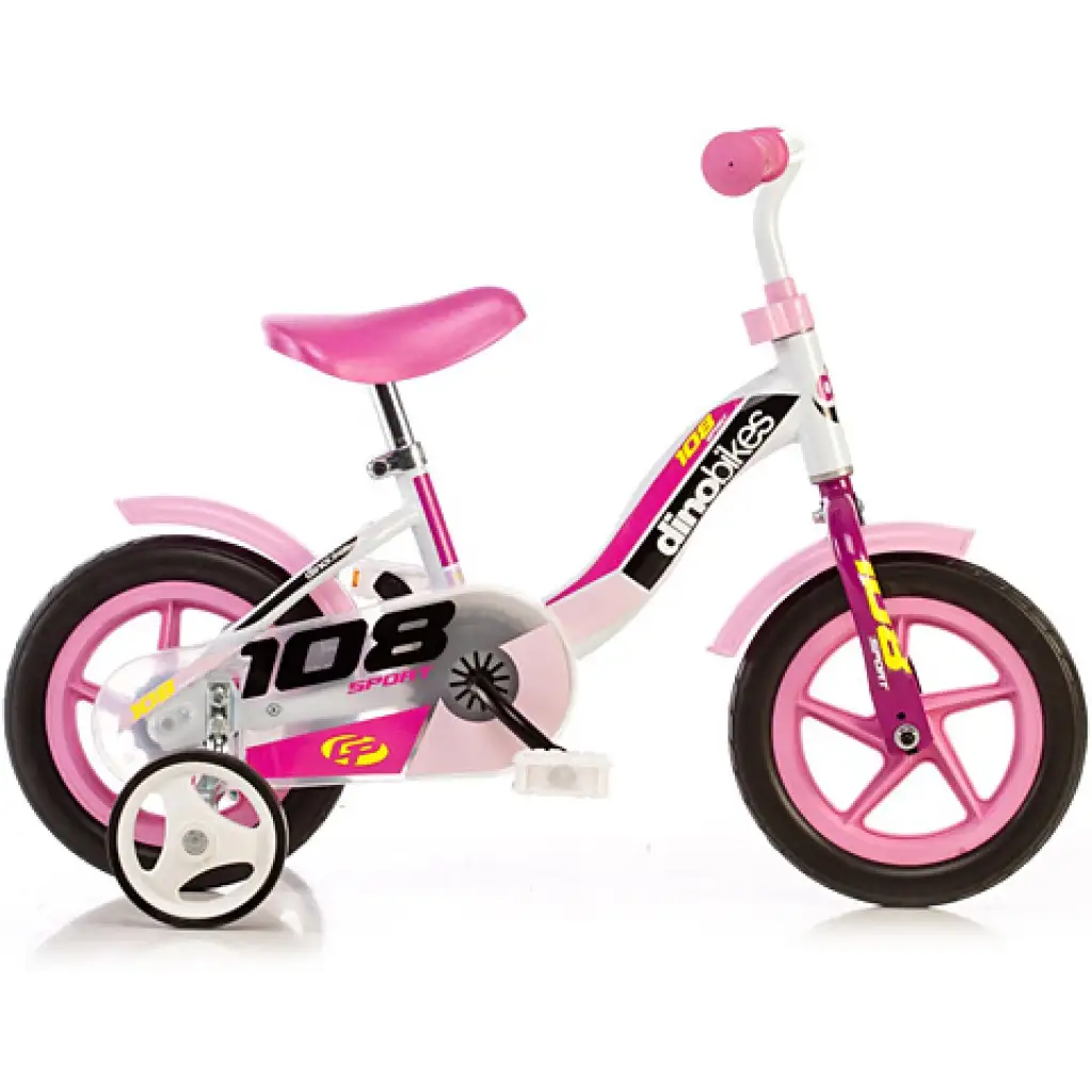 Bicicletta rosa per bambini taglia 10 - Dino bikes