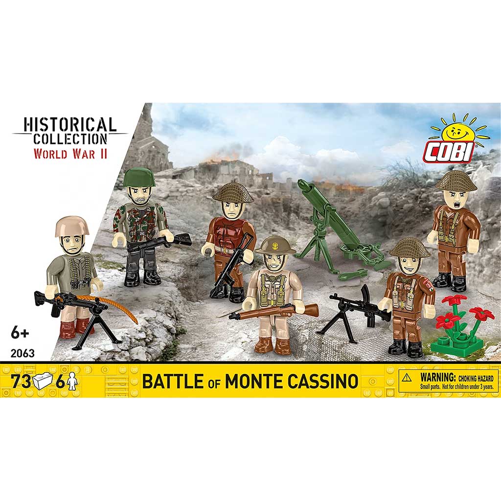 COBI: Set di figure della Battaglia di Montecassino (Seconda Guerra Mondiale) (2063)
