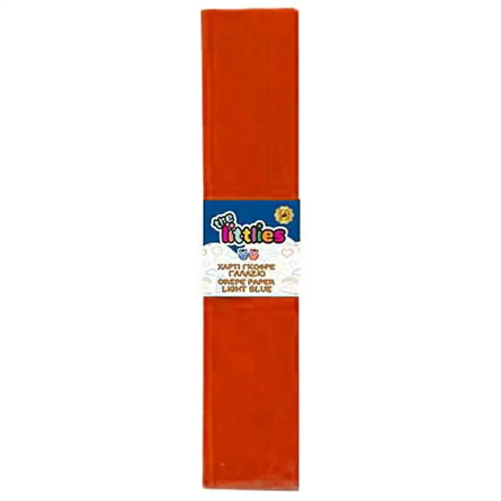 Carta crespa colore rosso 50x200cm