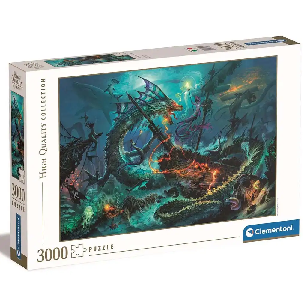 Clementoni: Battaglia sottomarina puzzle da 3000 pezzi - High Quality Collection