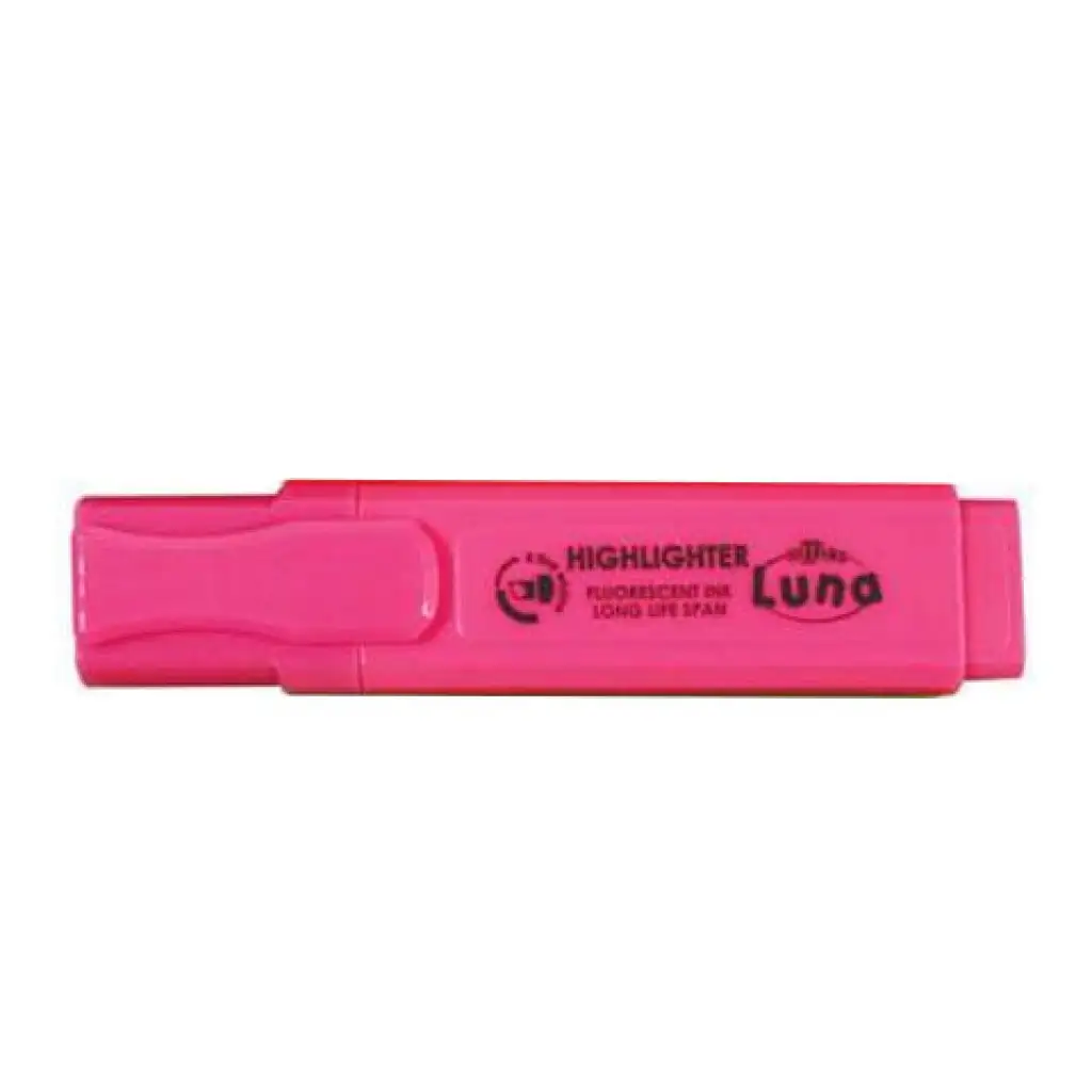 Evidenziatore colore rosa 1 pezzo
