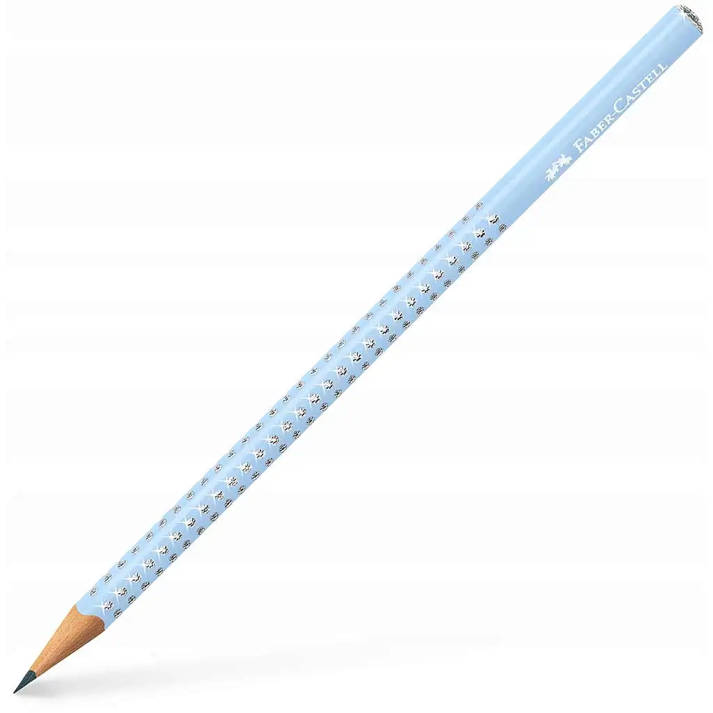 Faber-Castell: Matita grafite Sparkle colore azzurro perla, 1 pezzo