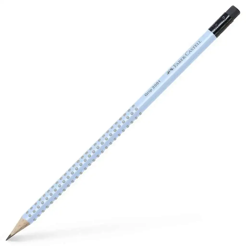 Faber-Castell: Matita in grafite Grip 2001 colore azzurro 1 pezzo