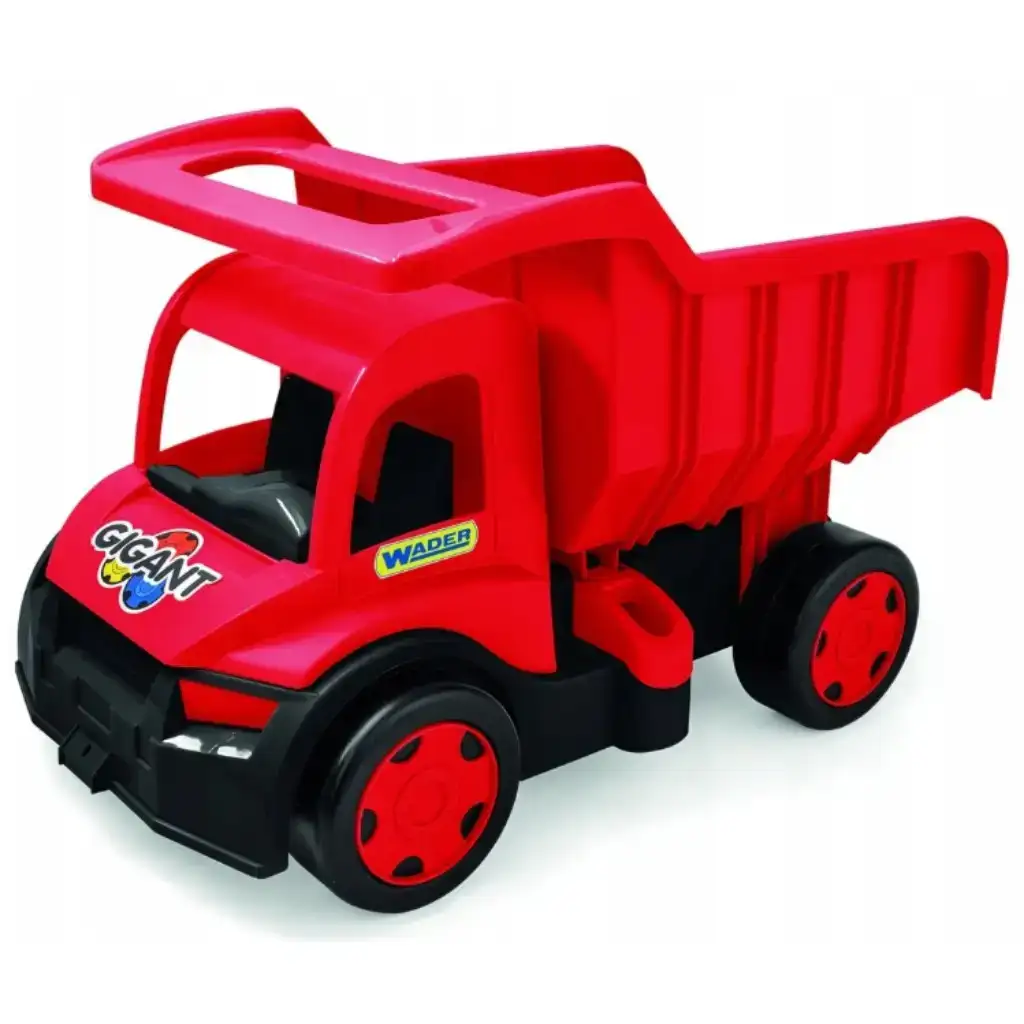 Gigante dumper con capacità di carico di 150 kg, colore rosso - Wader