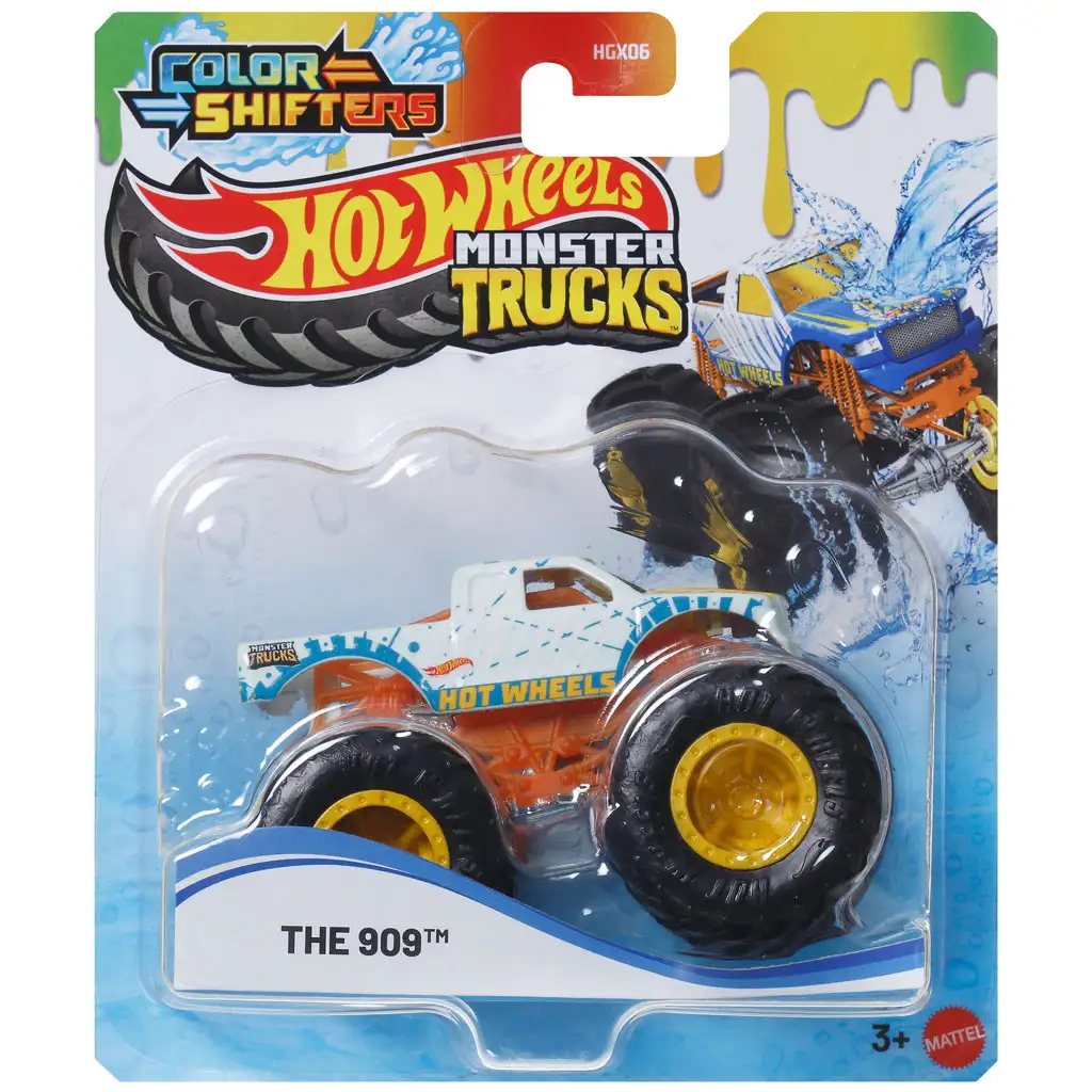 Hot Wheels Monster Truck: The 909 macchinina cambia colore 1/64 - Mattel