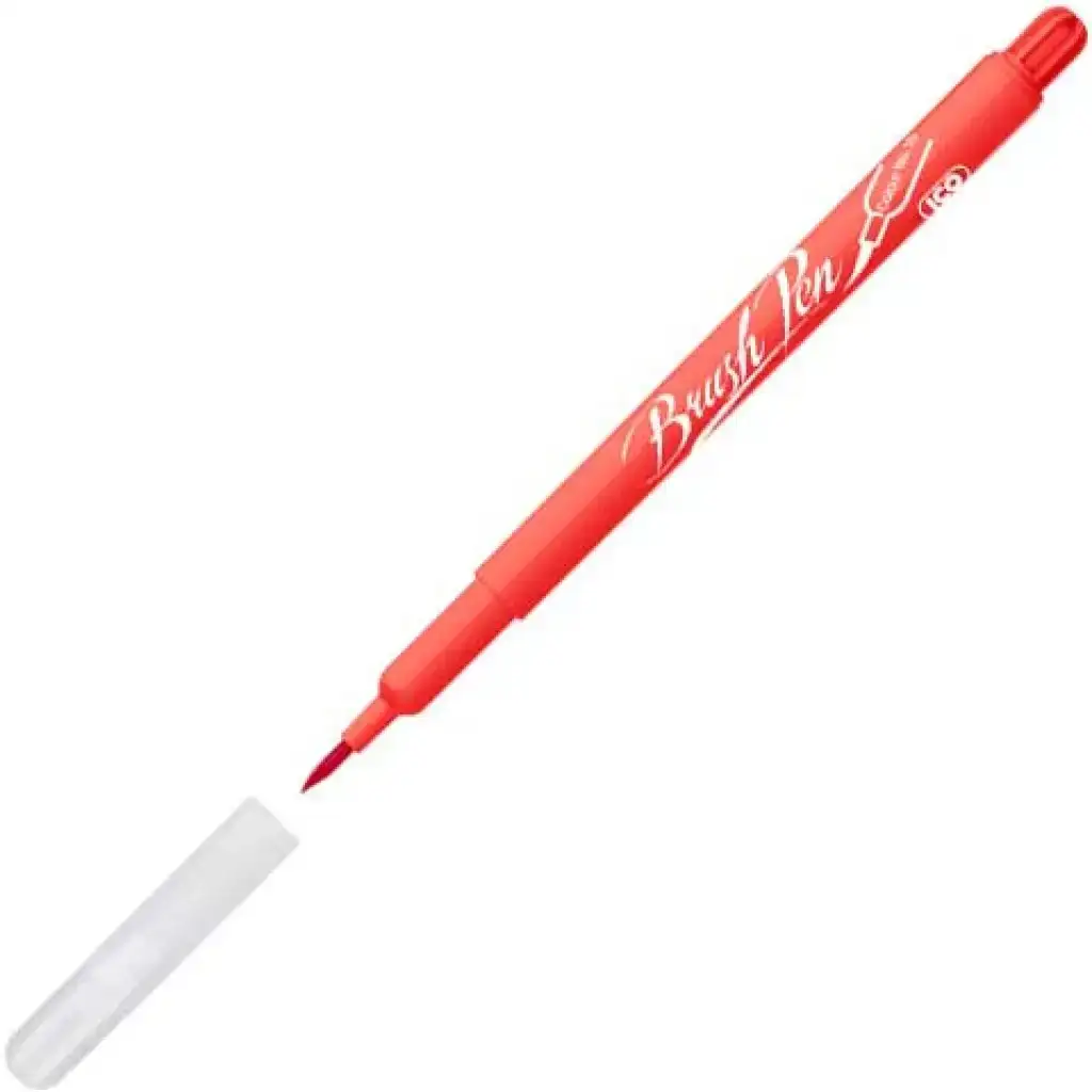 ICO: Penna a pennello in colore rosso