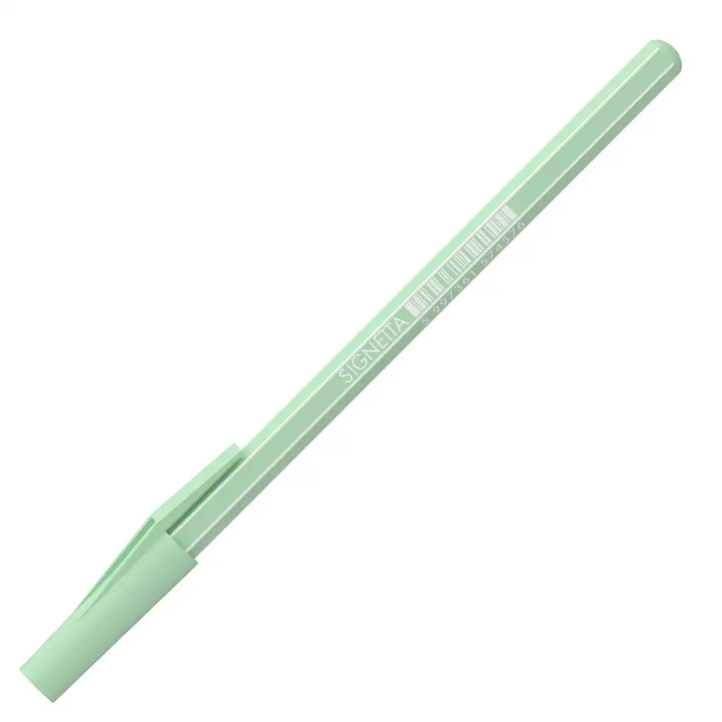 ICO: Penna a sfera Signetta colore verde pastello