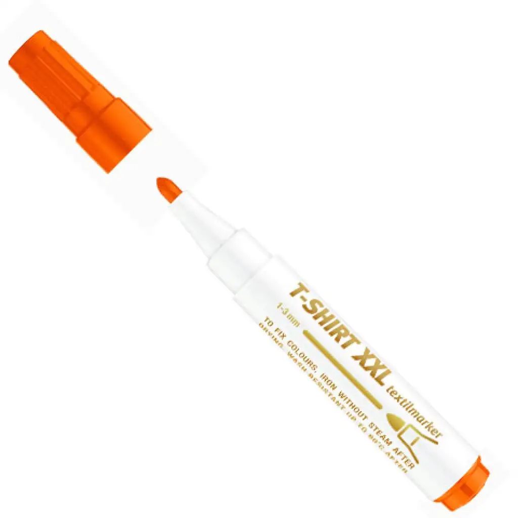 Ico: Pennarello XXL per tessuti colore arancione fluorescente