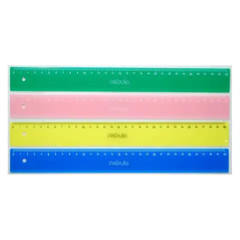 Nebulo: Righello colorato da 30 cm in diverse varianti di colore 1 pezzo