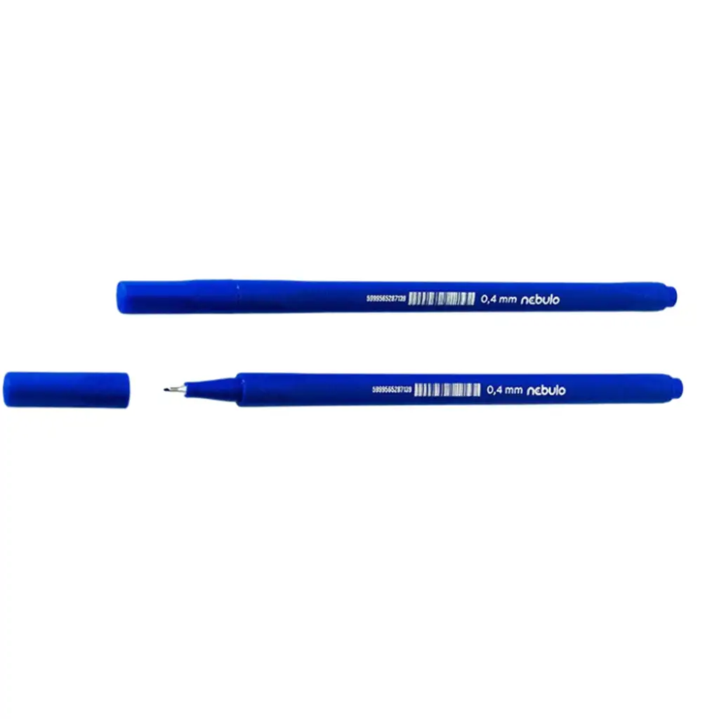 Pennarello a punta fine triangolare, colore blu, 0,4 mm - 722-B
