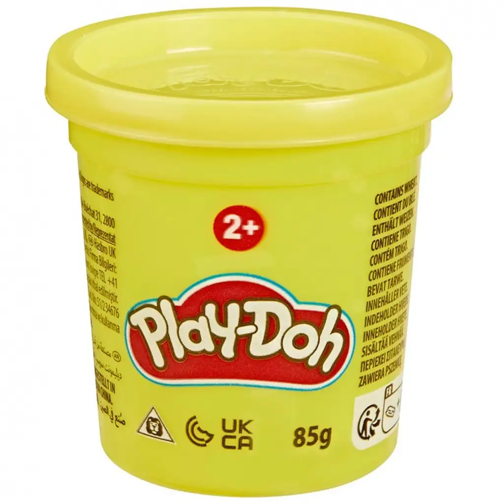 Play-Doh: Pasta modellabile in barattolo, colore giallo, 85g - Hasbro