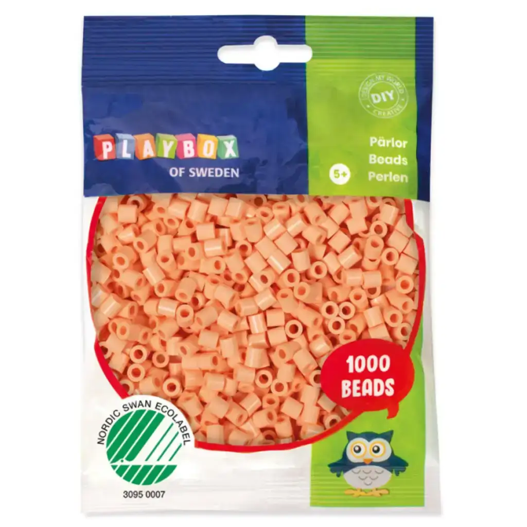 PlayBox: Perline MIDI da stirare da 5 mm, 1000 pezzi, colore pesca