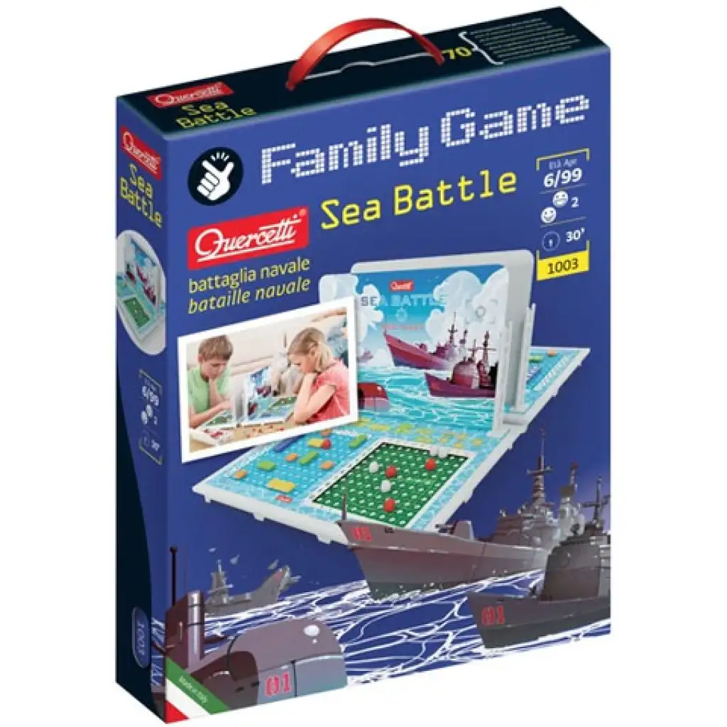 Quercetti: Gioco per Famiglia - Gioco di Battaglia Navale