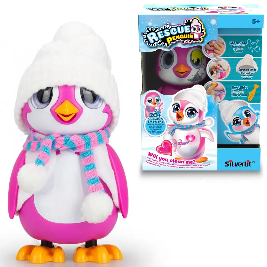 Silverlit: Pinguino Csupaszív in colore rosa