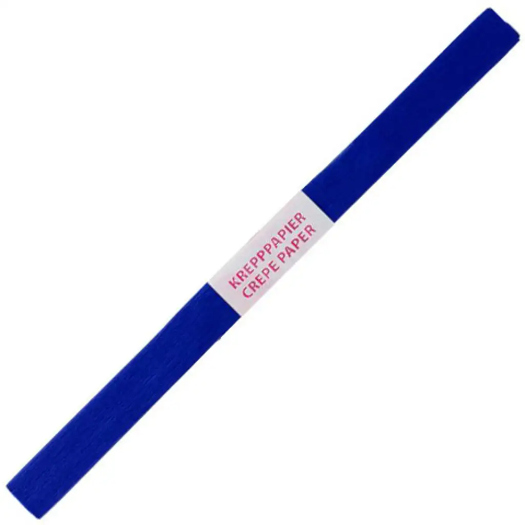Spirit: Carta crespa colore blu scuro 200x50cm