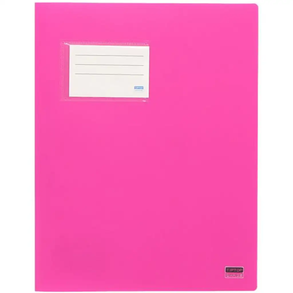 Spirit: Raccoglitore con porta carte colore rosa formato A4