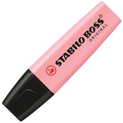 Stabilo: BOSS Original evidenziatore pastello di colore rosa, punta 2-5 mm