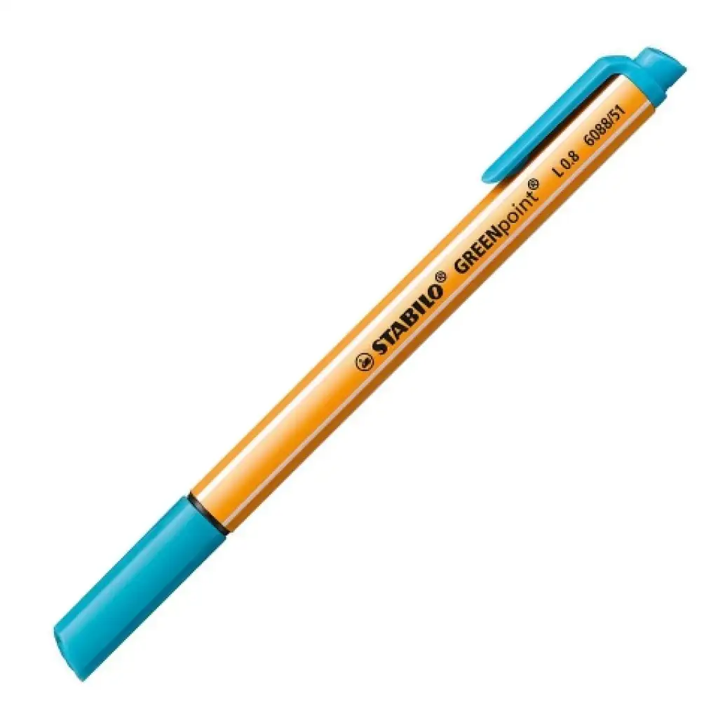 Stabilo: GREENpoint pennarello 0,8mm colore turchese