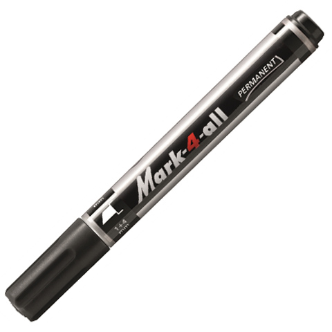 Stabilo: Mark-4-All pennarello alcolico a punta tronca colore nero