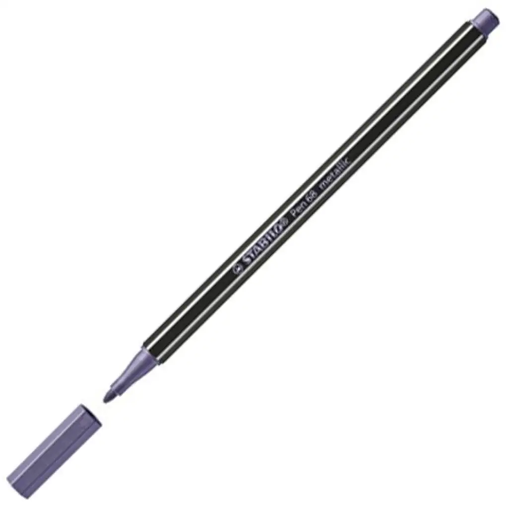 Stabilo: Pen 68 1,4mm pennarello a fibra in colore lilla metallizzato