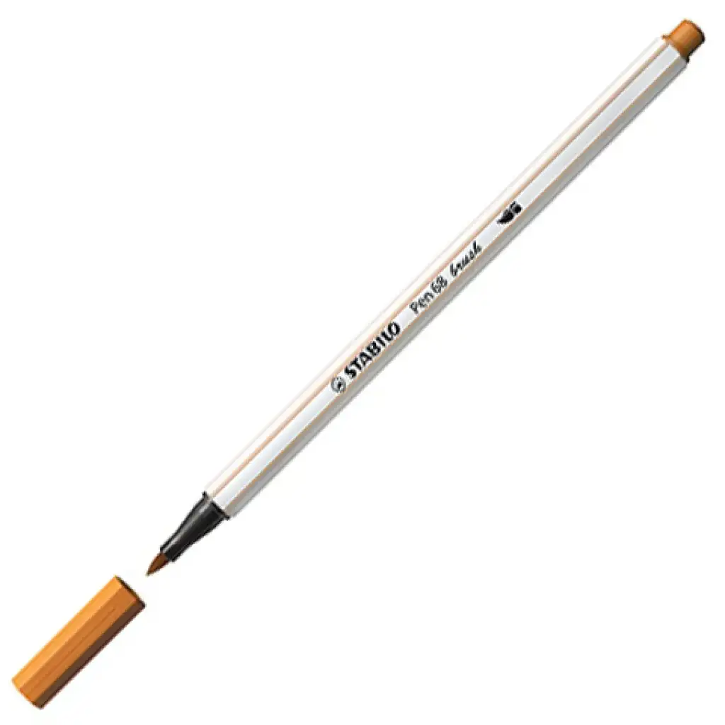 Stabilo: Pen 68 brush pennarello a pennello colore ocra
