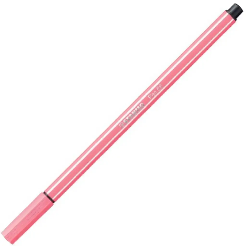 Stabilo: Pen 68 pennarello a pennello colore rosa da 1 mm