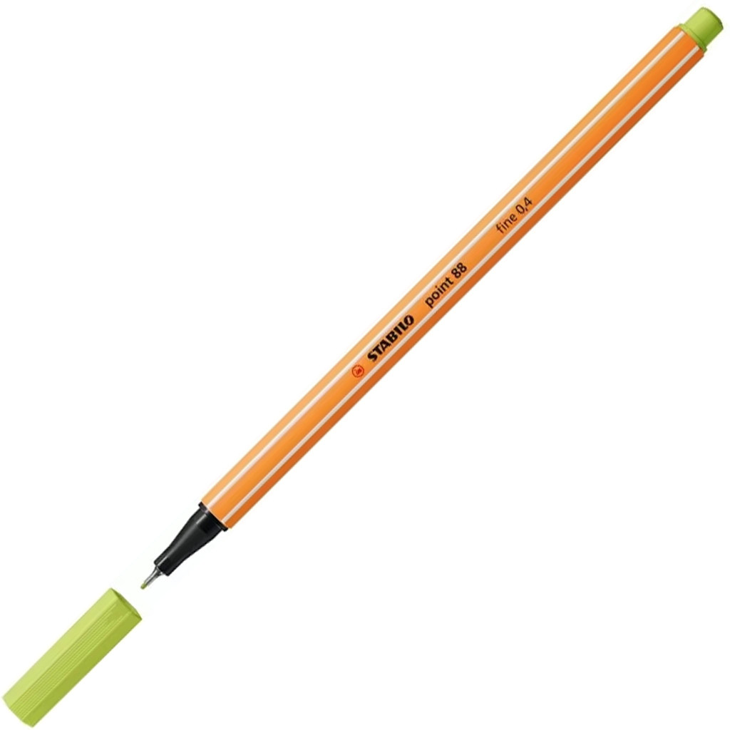 Stabilo: Point 88 fineliner 0,4 mm colore verde lime