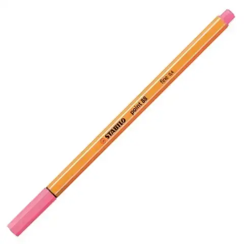 Stabilo: Point 88 penna a punta fine 0,4 mm di colore rosa chiaro