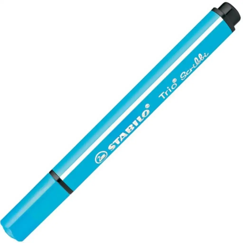 Stabilo: Trio Scribble pennarello triangolare colore azzurro
