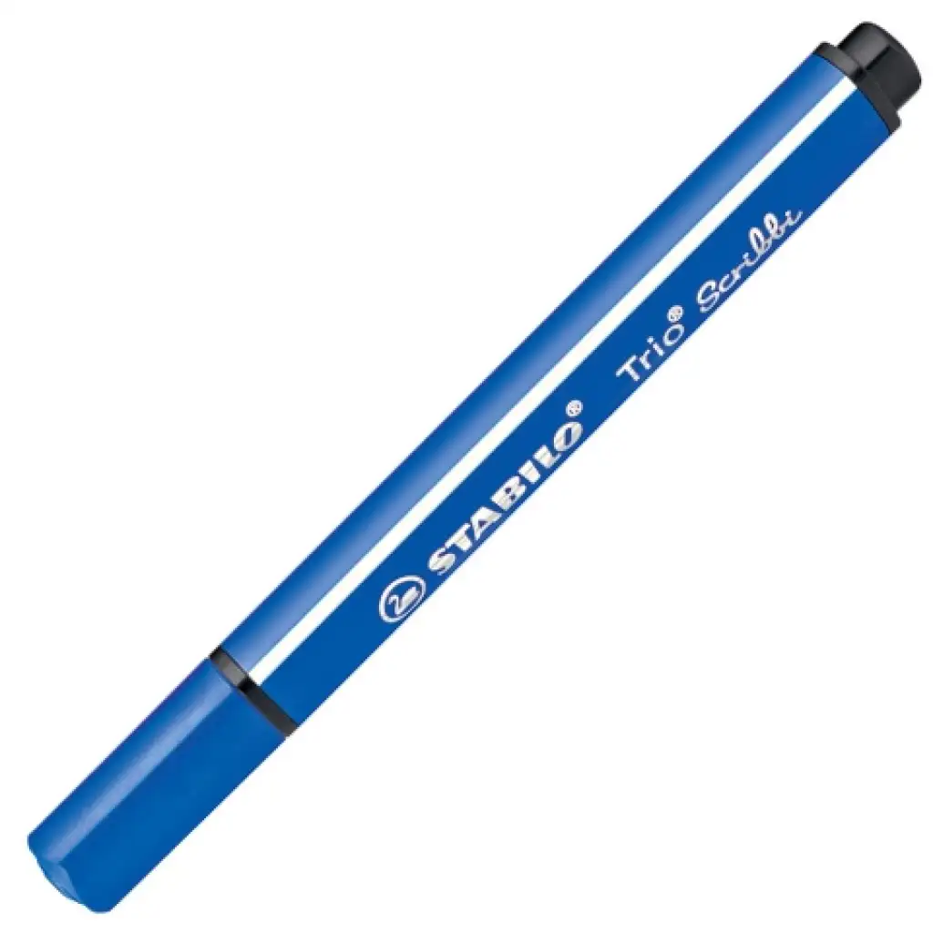 Stabilo: Trio Scribble pennarello triangolare colore blu