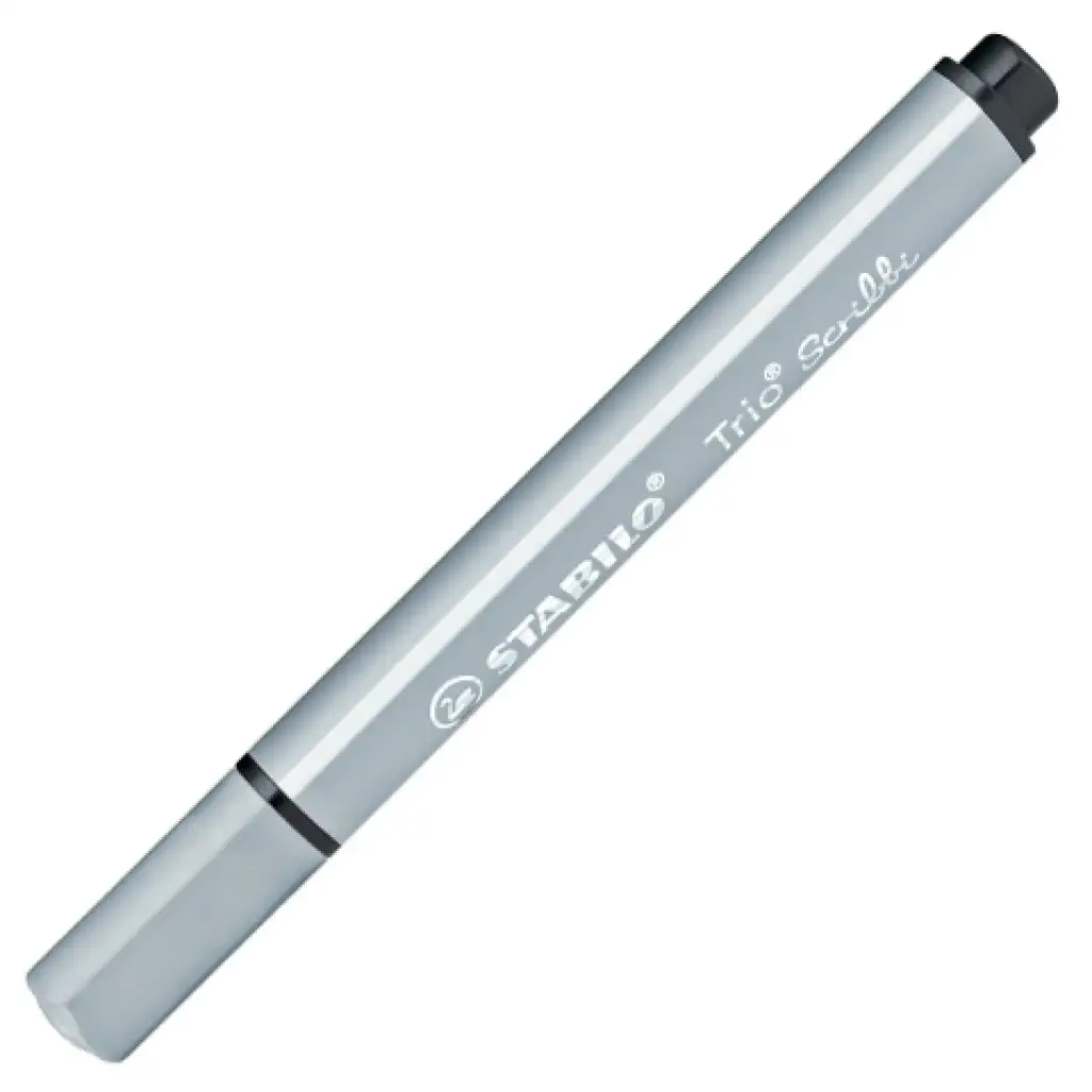 Stabilo: Trio Scribble pennarello triangolare colore grigio chiaro