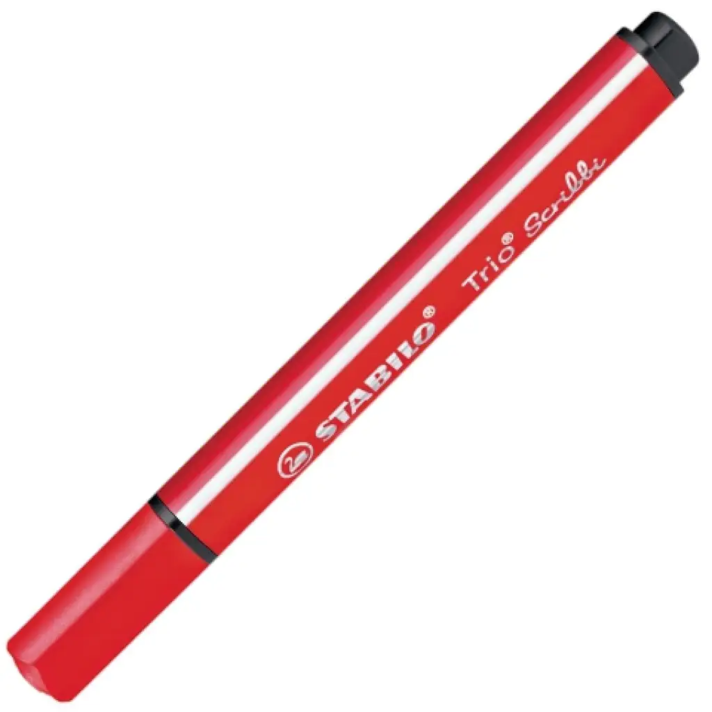 Stabilo: Trio Scribble pennarello triangolare colore rosso