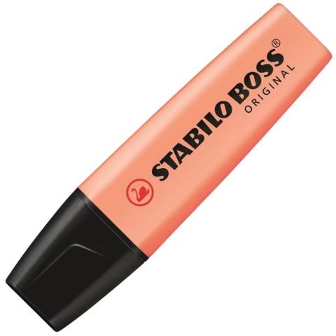 Stabilo: evidenziatore BOSS Original pastello colore pesca, punta 2–5 mm