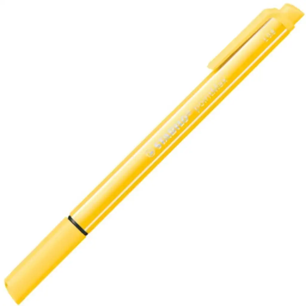 Stabilo: pointMax pennarello a punta in fibra colore giallo limone M 0,8mm