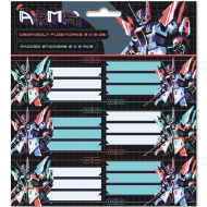 Ars Una: A.R.M.S. etichette per quaderno, confezione da 3x6 pezzi