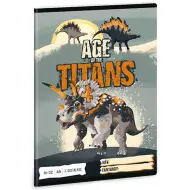 Ars Una: Age of the Titans quaderno a righe per la 2ª classe A/5 16-32