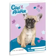 Ars Una: Animali Carini - Quaderno a quadretti Bulldog Francese A/5 27-32