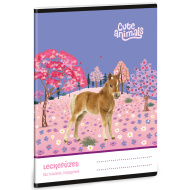 Ars Una: Animali carini — quaderno per le lezioni a tema cavalli, 38 fogli, formato A5