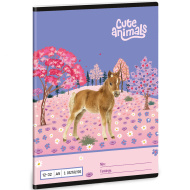 Ars Una: Animali carini - Cavallo A5 quaderno a righe per la 3ª elementare 12-32