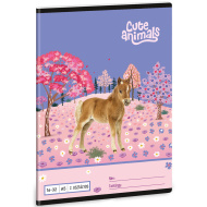 Ars Una: Animali carini - Cavallo, quaderno a righe per la 2ª elementare A/5 16-32
