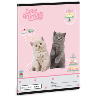 Ars Una: Animali carini - Festa del tè quaderno a pagine bianche A/5 20-32