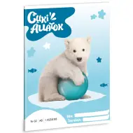 Ars Una: Animali carini - Orso polare quaderno a righe per la 1ª classe A/5