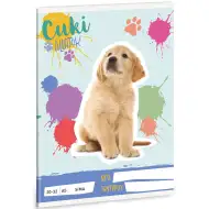 Ars Una: Animali carini - Quaderno liscio Golden Retriever A/5 20-32