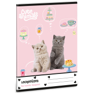 Ars Una: Animali carini - Tea Party, quaderno per i compiti con gattini, 38 pagine, A/5