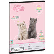 Ars Una: Animali carini - festa del tè A/5 quaderno a righe per la 3ª elementare 12-32