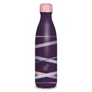 Ars Una: Borraccia in metallo a doppia parete Ribbon viola 500 ml