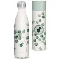 Ars Una: Bottiglia in metallo a doppia parete Botanic Leaf in confezione regalo 500 ml