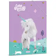 Ars Una: Cartellina elastica A/4 con unicorni e animali carini